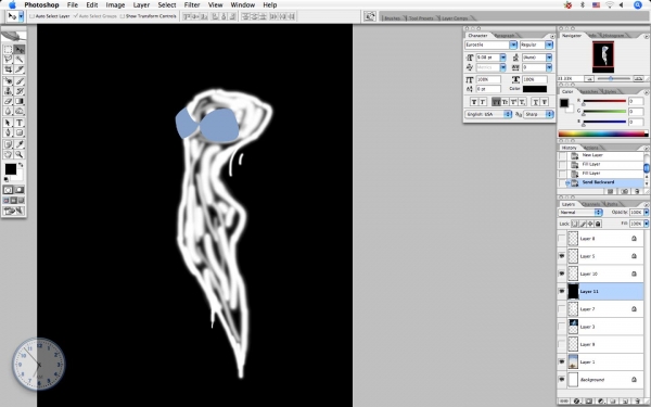 Creation of Smoky Women: Step 7